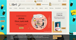 Desktop Screenshot of libri.hu